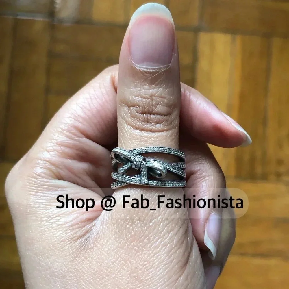 Pandora Sterling Silver Ring 54 Retired